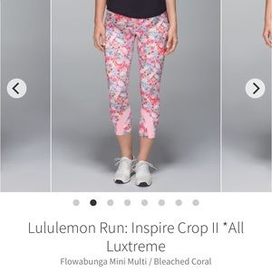 Lululemon Run: Inspire Crop II *All Luxtreme